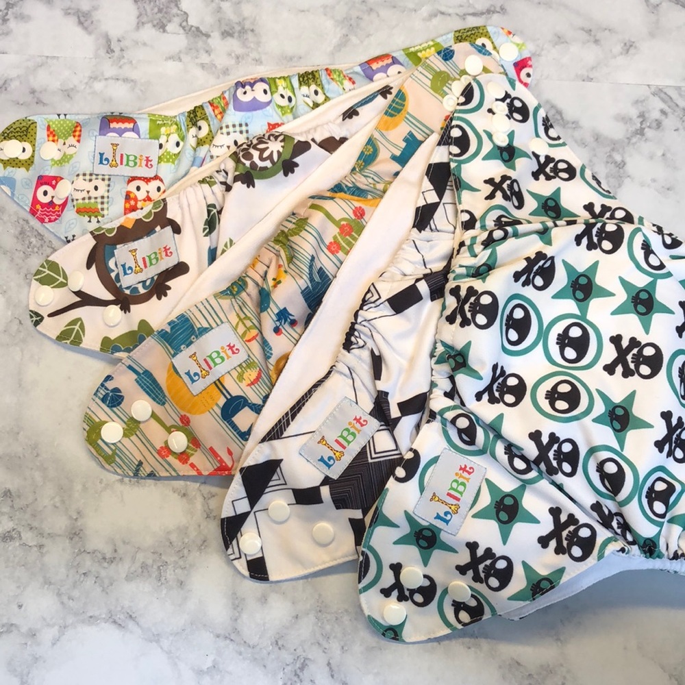 LILBIT 5 Cloth Diapers